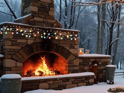 Outdoor Fireplace